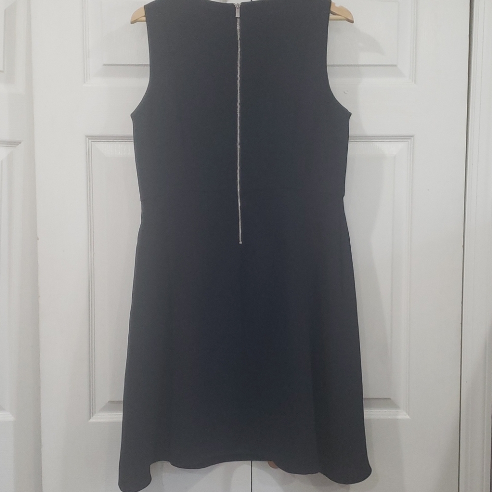 Talbots navy blue sheath dress - Picture 4 of 9
